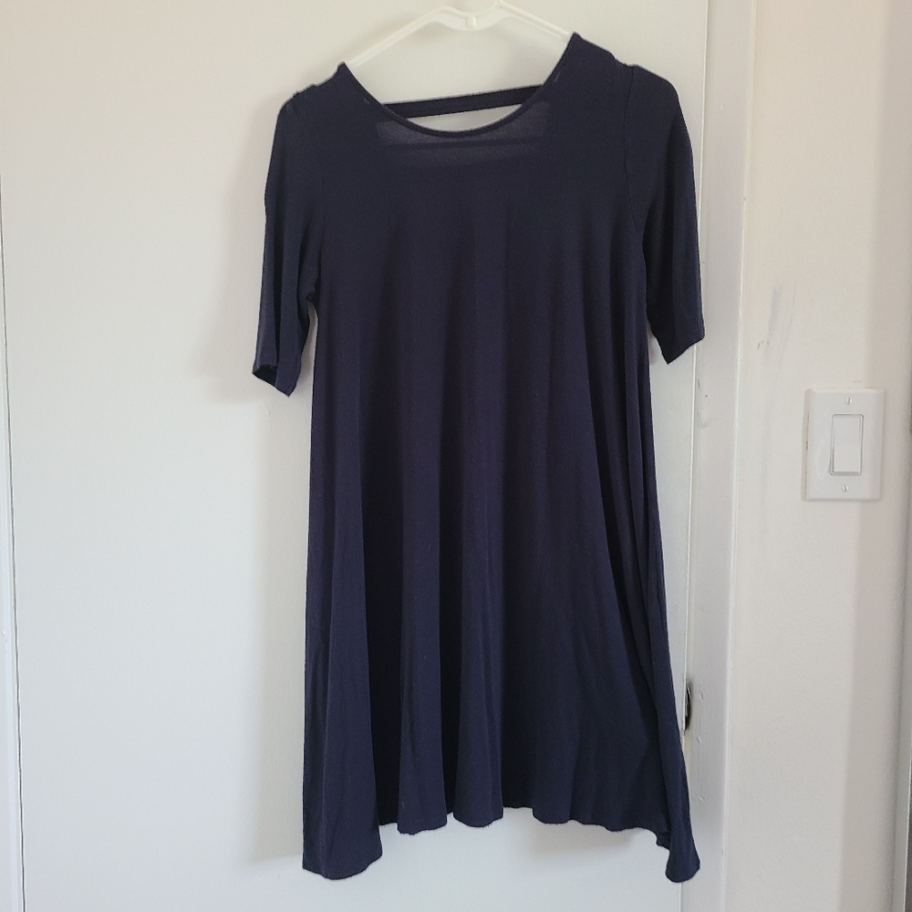 Navy Shift Dress | Size M